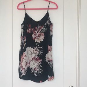 Socialite Black Floral Print Dress